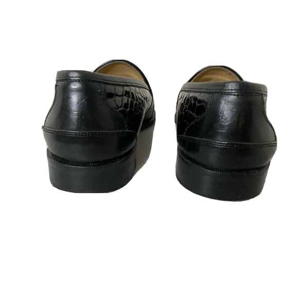 JOHNSTON & MURPHY Loafers US 8.5 M Black Patent Leather Croc Tassel Men’s Shoes main image 8